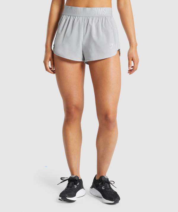 Damske Šortky Gymshark Training Loose Fit Svetlo Siva | DG3157092